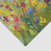 Papier Mousseline Dégustation d'âne avec fleurs sauvages (Détail)