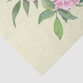 Papier Mousseline Délicat été Fleurs de Jardin Découpage (Détail)