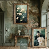 Papier Mousseline Délicat Oeillets Oeillets Champ Floral