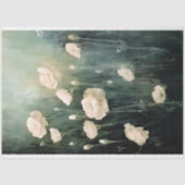 Papier Mousseline Délicat Oeillets Oeillets Champ Floral (Recto)