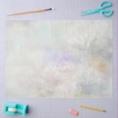 Papier Mousseline Délicat Pastel Floral Dahlias (Artisanat)