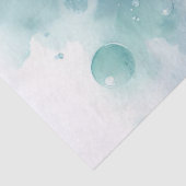 Papier Mousseline Délicat Pink Aquarelle Jellyfish Découpage (Détail)