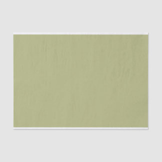 Papier Mousseline Délicate Crème Verdoyante en Blanc, Juste Vert