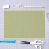 Papier Mousseline Délicate Crème Verdoyante en Blanc, Juste Vert (Artisanat)