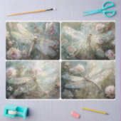 Papier Mousseline Délicate libellule (Artisanat)