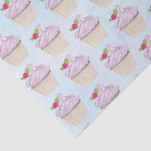 Papier Mousseline Délicieux brioche rose sur le dessus (Détail)