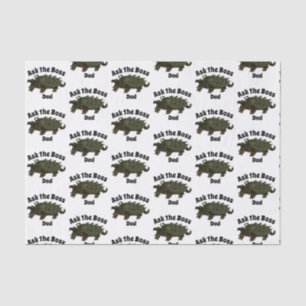 Papier Mousseline Demandez à la tortue Snapping du père patron