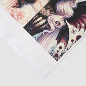 Papier Mousseline Demi-Angel Devil Dark Beauty Broché Wing Fairy (Détail)