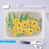 Papier Mousseline Dendrobium Paxtoni (orchidée) par Jean Jules Linde (Artisanat)