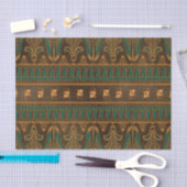 Papier Mousseline Dendroctone du scarab égyptien vert et or (Artisanat)