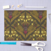 Papier Mousseline Dendroctones et fougères (Artisanat)