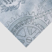 Papier Mousseline Denim Steampunk (Détail)