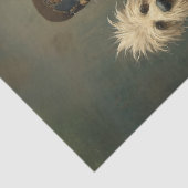 Papier Mousseline Dénoupage Chiens de bande de rock lunaire Canard (Détail)