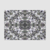 Papier Mousseline Dentelle argentée (Recto)