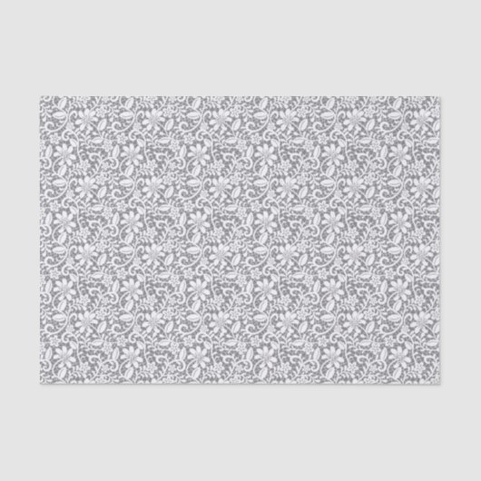Papier Mousseline Dentelle blanche 1 (Recto)