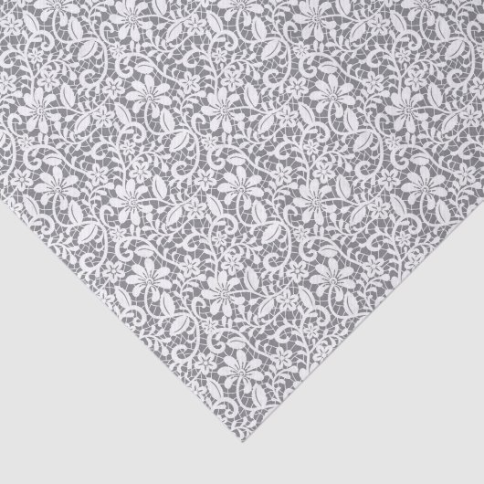 Papier Mousseline Dentelle blanche 1 (Détail)