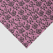 Papier Mousseline dentelle motif à papillons (Détail)