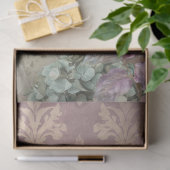 Papier Mousseline Dentelle Reverie, Papillon Mint Mauve & Floral (Cadeau)