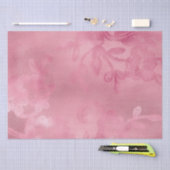 Papier Mousseline Dentelle Rose Chic (Artisanat)