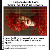 Papier Mousseline Dentelle rouge foncée femme masquée CW7L Découpage