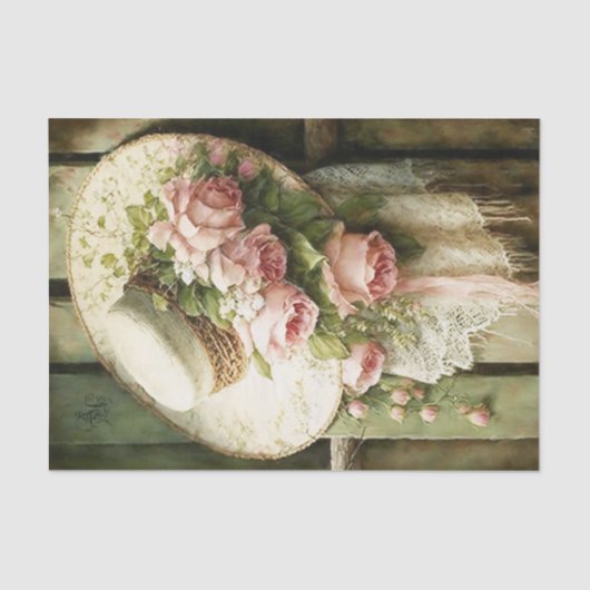 Papier Mousseline Dentelle tatouée (Recto)