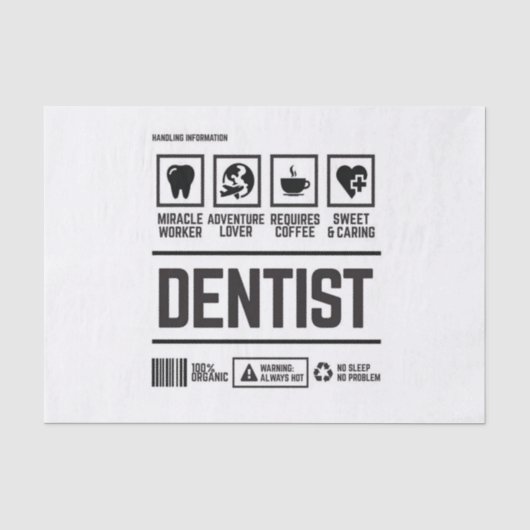 Papier Mousseline dentiste (Recto)