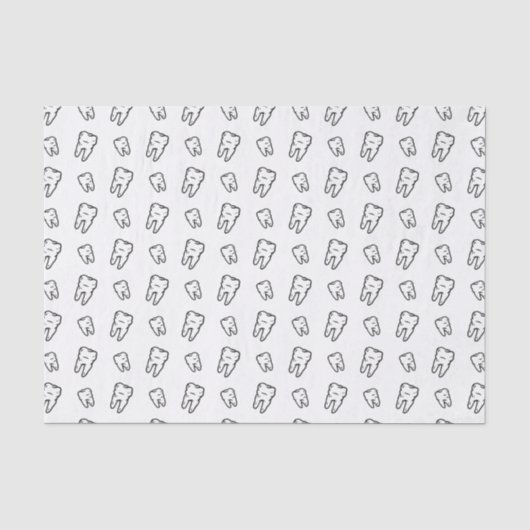 Papier Mousseline Dents (Recto)