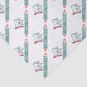 Papier Mousseline Dents bruyants amusants (Détail)