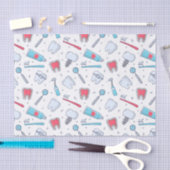 Papier Mousseline Dents et outils Motif dentaire (Artisanat)