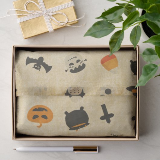 Papier Mousseline Déplaisant Cute Halloween Thème Motif (Cadeau)