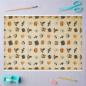 Papier Mousseline Déplaisant Cute Halloween Thème Motif (Artisanat)