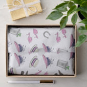 Papier Mousseline Derby Party Attire Mint Julep Horseshoe (Cadeau)