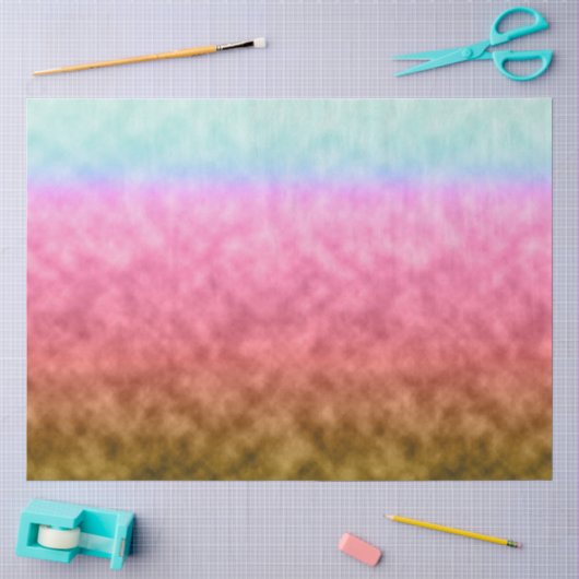 Papier Mousseline Dérive Pastel (Artisanat)