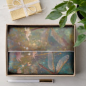 Papier Mousseline Des ailes du matin scintillantes, des libellules é (Cadeau)