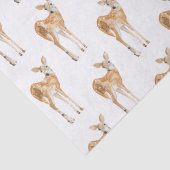 Papier Mousseline Des animaux d'hiver enneigés élégants font du papi (Détail)