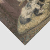 Papier Mousseline Des chatons en jeu par Henriette Ronner-Knip (Détail)