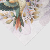 Papier Mousseline Des colibris en vol sur des Arrière - plans florau (Détail)