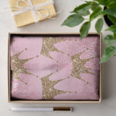 Papier Mousseline Des couronnes d'or à la gloire sur la page de déco (Cadeau)