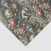 Papier Mousseline Des étrangers dans le parc à la nuit - gothique vi (Détail)