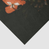 Papier Mousseline Des fleurs dans un vase de verre par Rachel Ruysch (Détail)