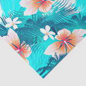 Papier Mousseline Des fleurs d'Hibiscus sur la plage (Détail)