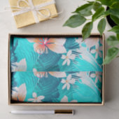 Papier Mousseline Des fleurs d'Hibiscus sur la plage (Cadeau)