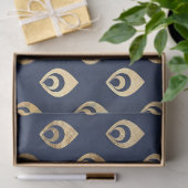 Papier Mousseline Des gouttelettes Abstraites d'or sur le dédécoupag (Cadeau)