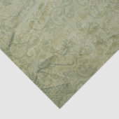 Papier Mousseline Des manuscrits élégants sur un Arrière - plan vert (Détail)