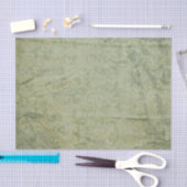 Papier Mousseline Des manuscrits élégants sur un Arrière - plan vert (Artisanat)