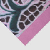 Papier Mousseline des nénuphars brodés de style kalocsai (Détail)