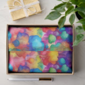Papier Mousseline Des pensées colorées (Cadeau)