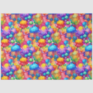 Papier Mousseline Des pensées colorées