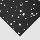 Papier Mousseline Des petites étoiles blanches branchées sur le ciel (Détail)