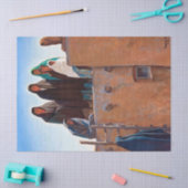 Papier Mousseline Des regards de la maison par Maynard Dixon (Artisanat)